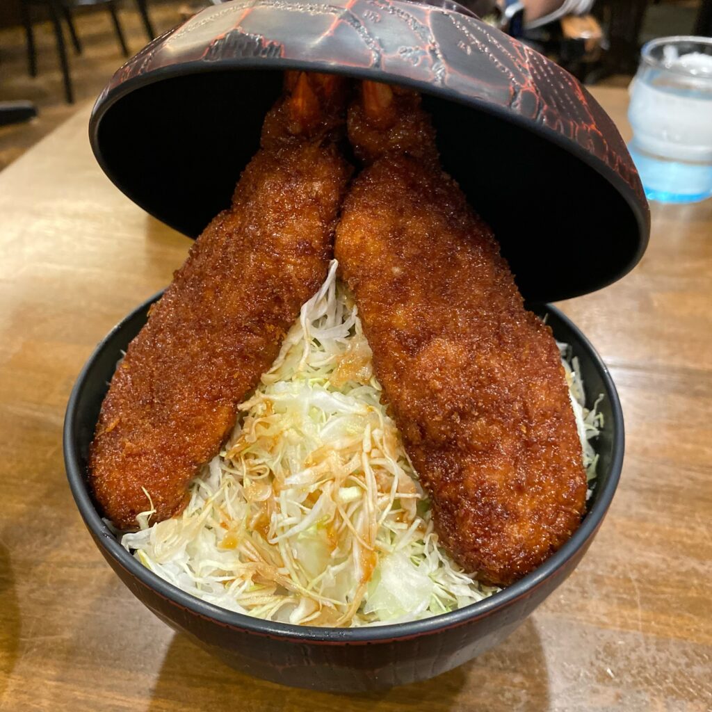 駒ヶ根の軽食・喫茶ガロで食べた二枚の大きなカツがのるソースかつ丼