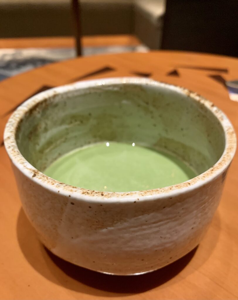 ホテルインディゴ犬山有楽苑でいただいた抹茶