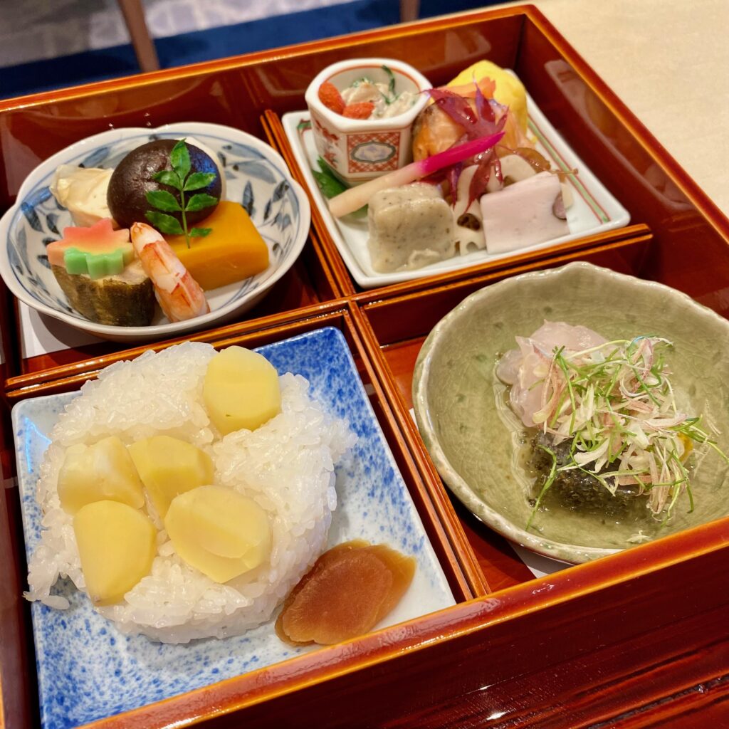犬山で参加した茶会で供された点心
