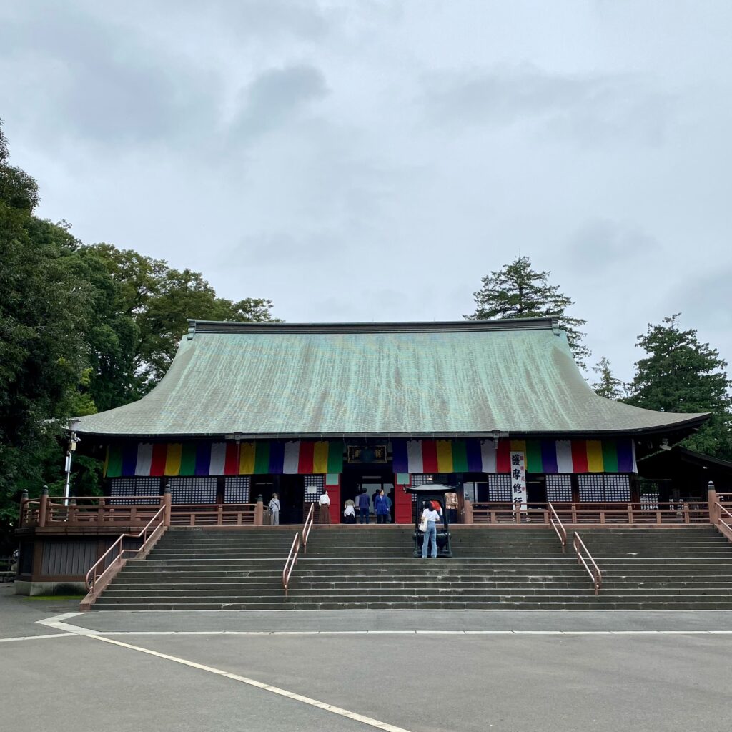 川越大師喜多院の慈恵堂を正面から見た外観