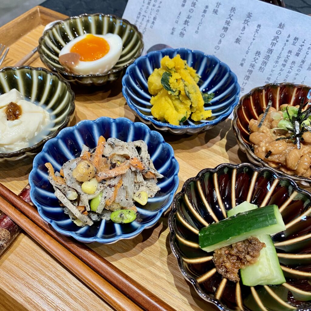 NIPPONIA 秩父 門前町でいただいた地元食材を使った朝食