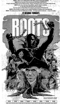 1977年ABCテレビドラマ『ルーツ（ROOTS）』のアメリカ版ポスター
