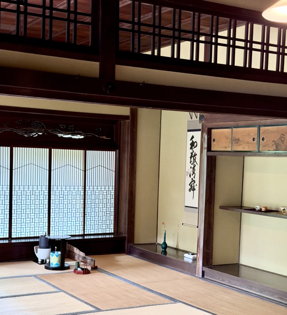 天明家の床の間と座敷