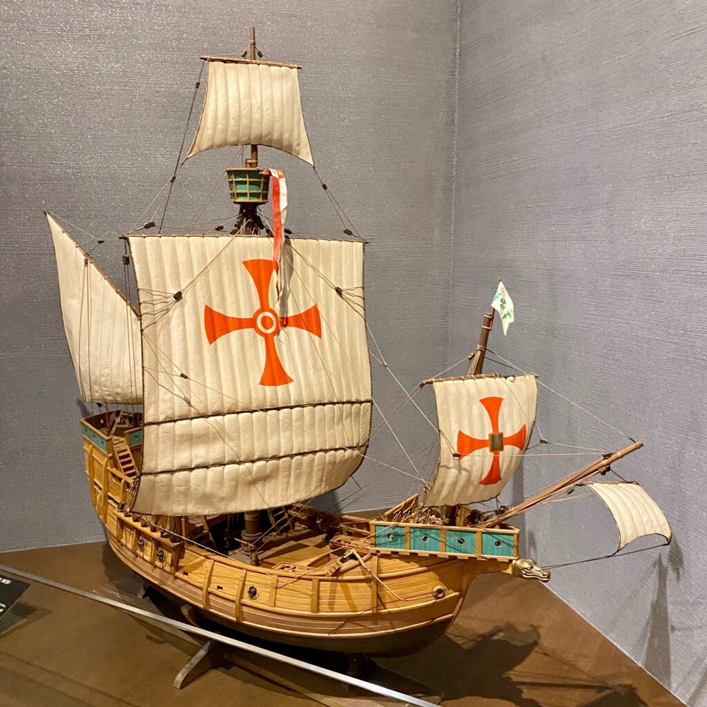 たばこと大航海時代の帆船模型