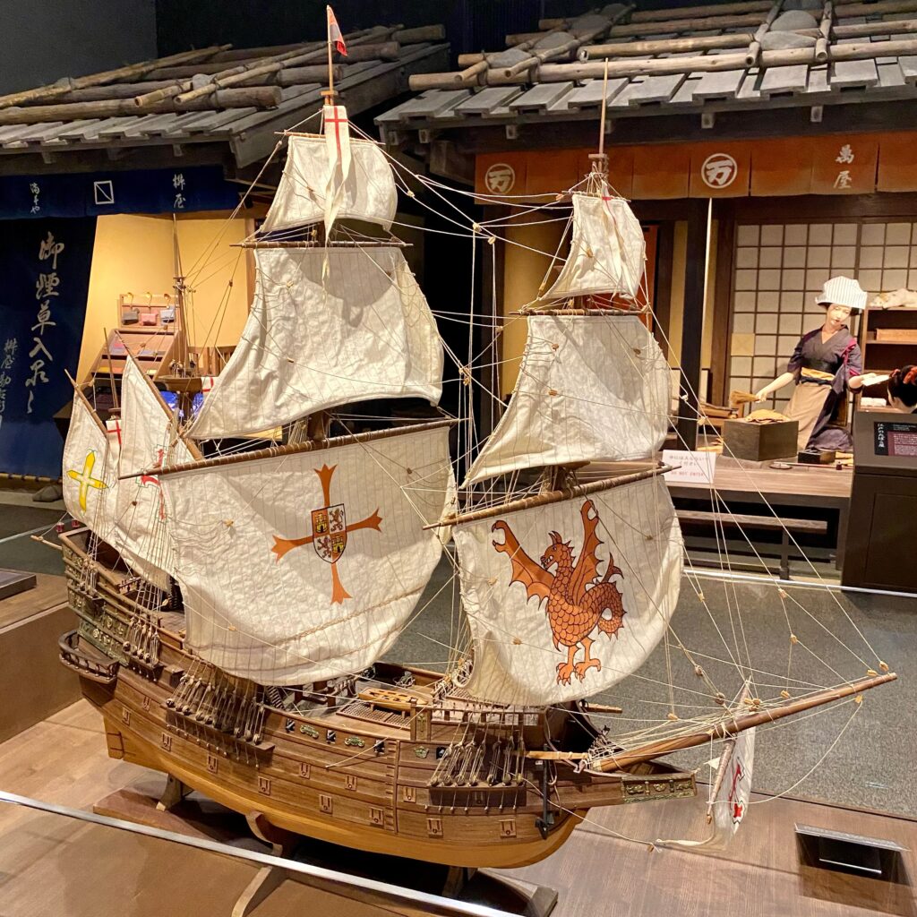大航海時代の帆船模型